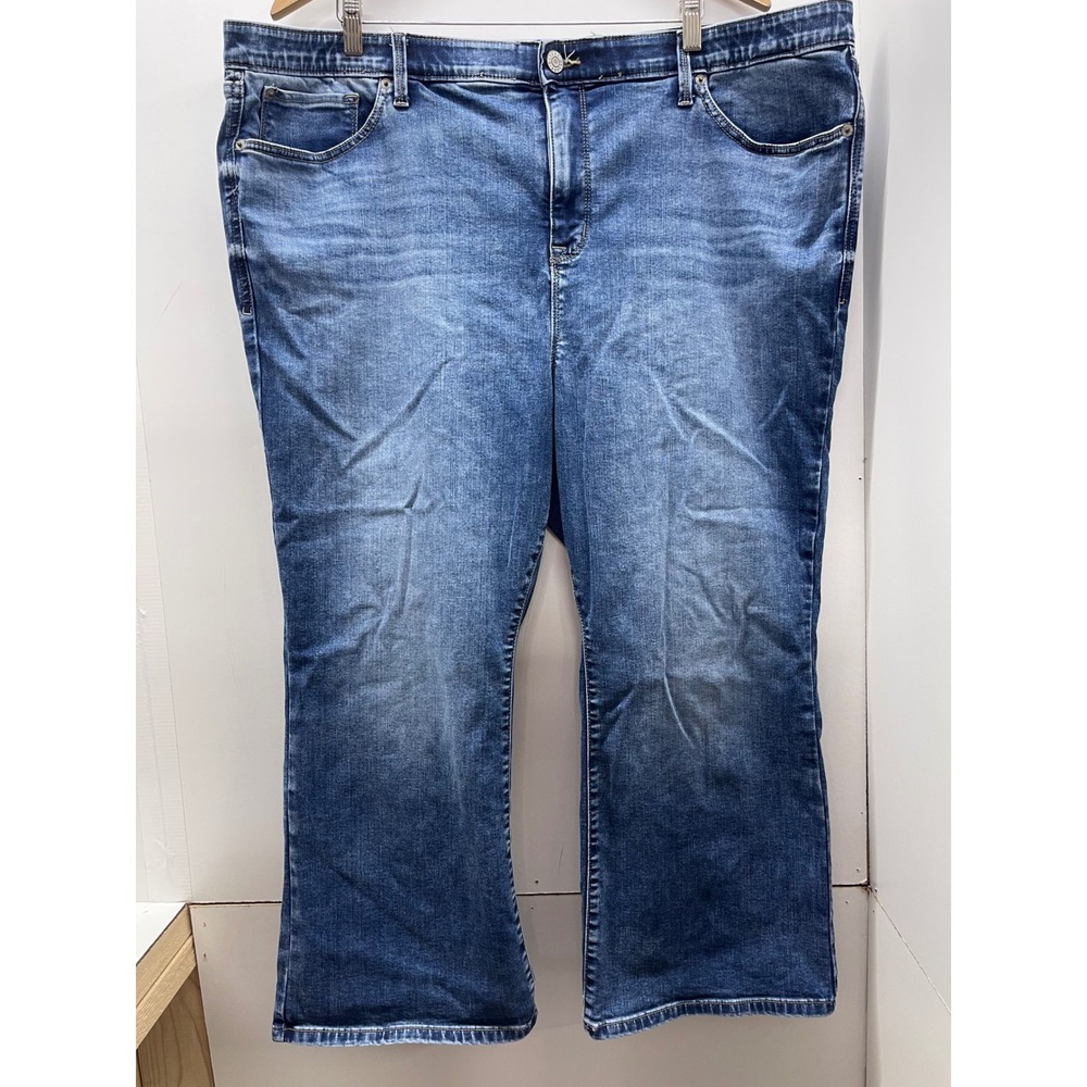 Torrid Sky High Kick Boot Super Soft Jeans Medium Wash Plus Size 24R 0731008